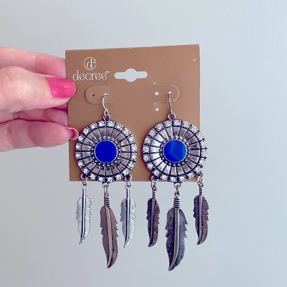 Dream catcher earrings